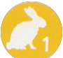 Sandhasen Rundwanderweg 1 - Logo
